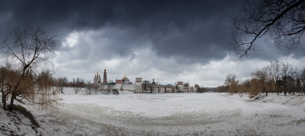 Новодевичий монастырь (панорама)