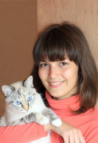 Портрет с кошкой...