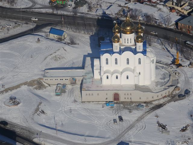 Новый Храм с высоты полета