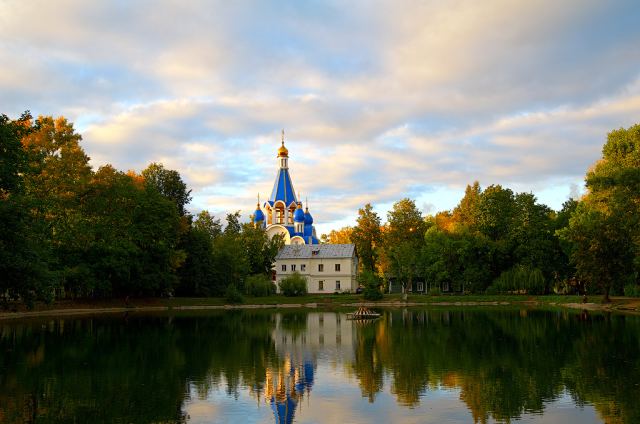 Пруд в старом парке