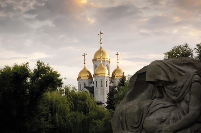 На Мамаевом кургане