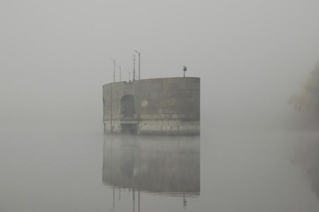 утро на шлюзах
