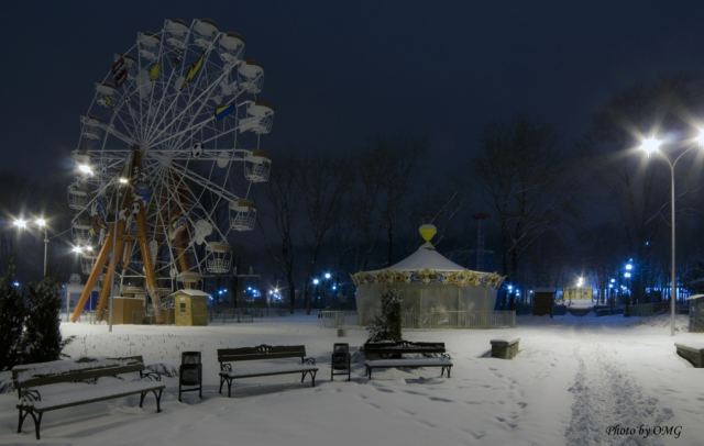 В летнем парке зима