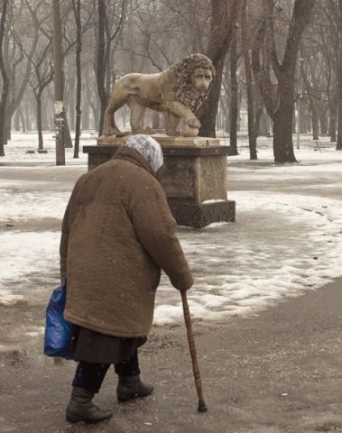 голодный город...