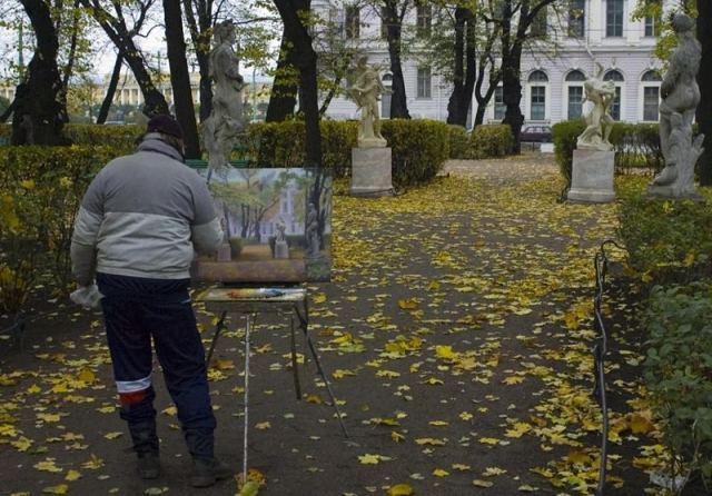 Из серии "Зарисовки в Летнем саду"