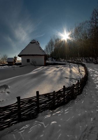 о зимних закатах...