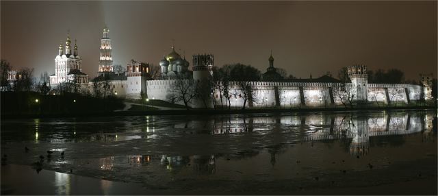 Ноябрьская панорама Новодевичьего монастыря