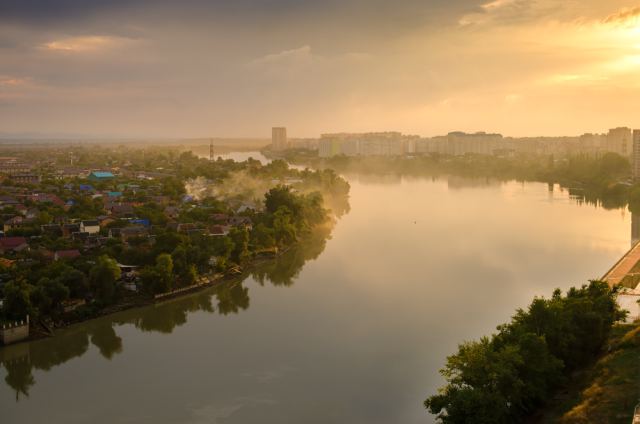Закат после грозы