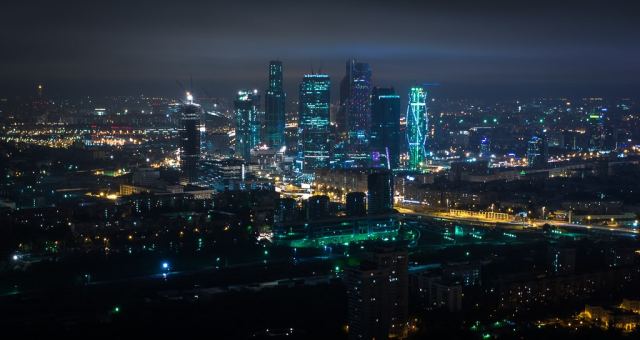 Ночной город..