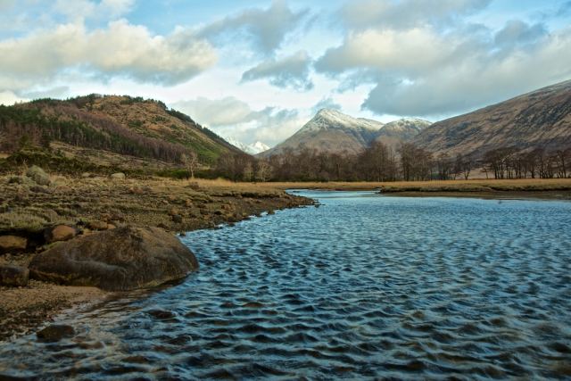 Река Etive, Шотландия 