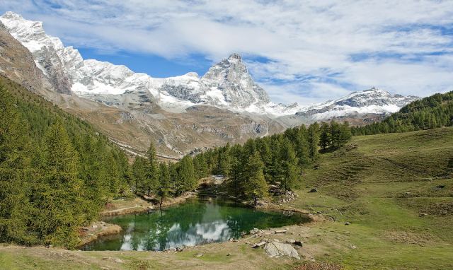 Lago Blu. Cervinia.