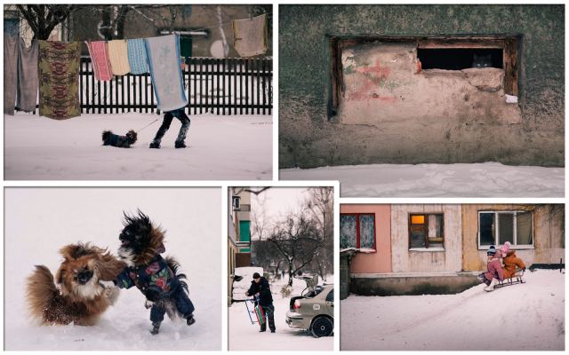 Зимний день.