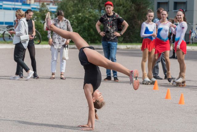 Гимнастка.