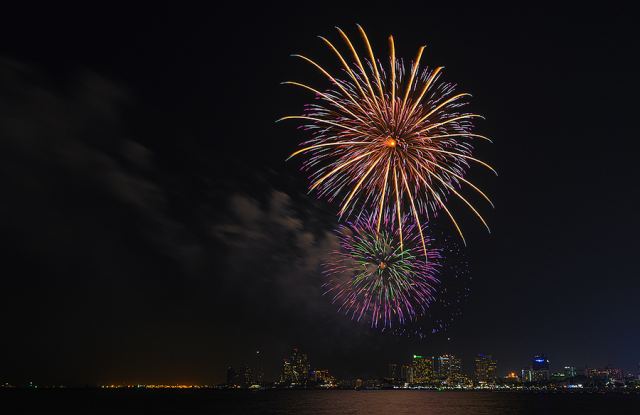 Pattaya International Fireworks Festival 2013