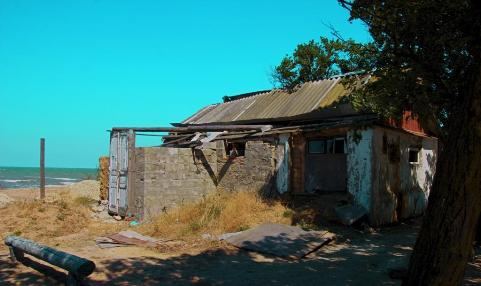 Старая рыбачая изба. 